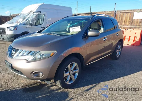 2009 Nissan Murano Sl из США, поврежденный, VIN JN8AZ18W99W212242